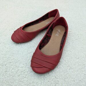 Red Ballet Flats
